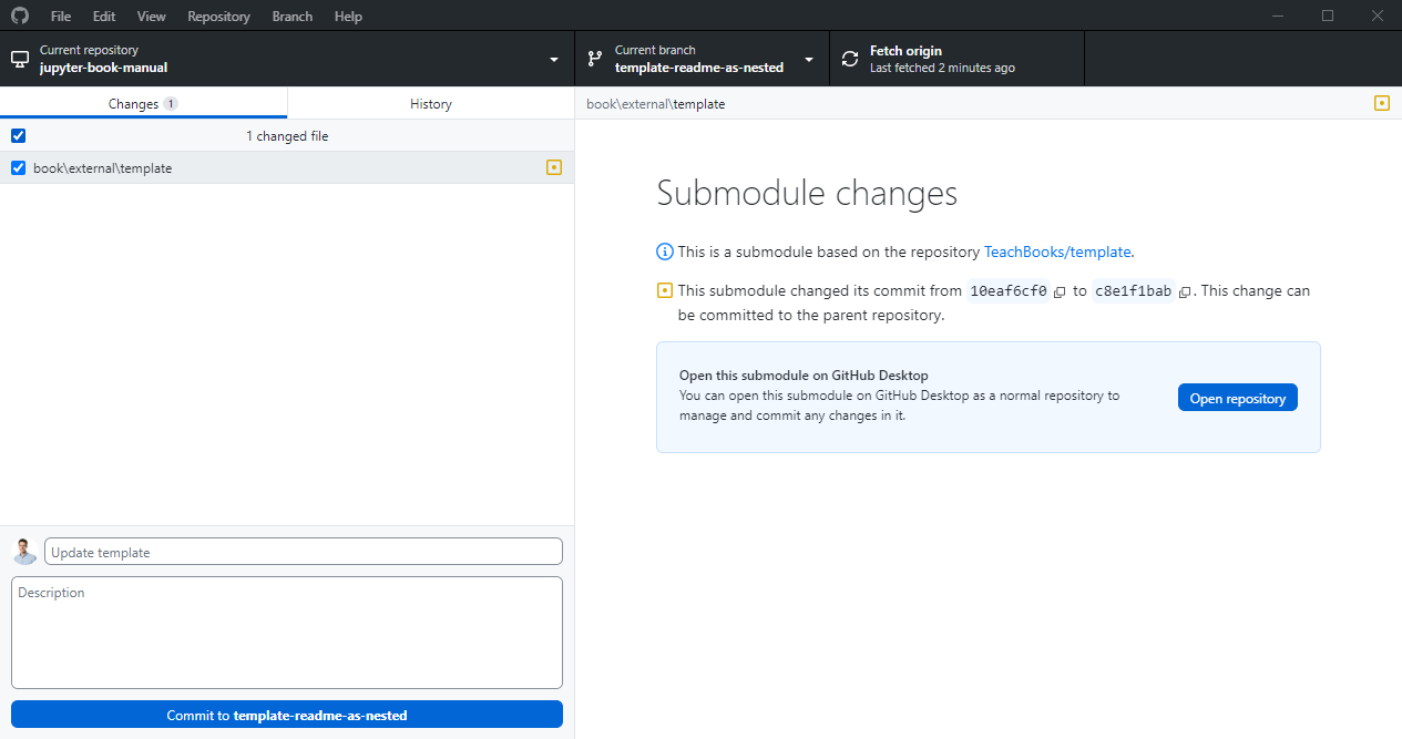 Update nested repository